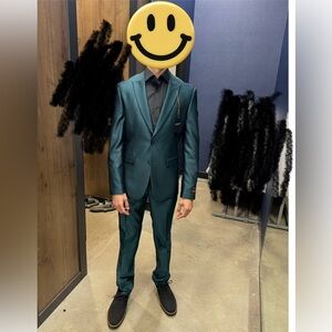 Egara Skinny Fit Stretch Jacket + Pants